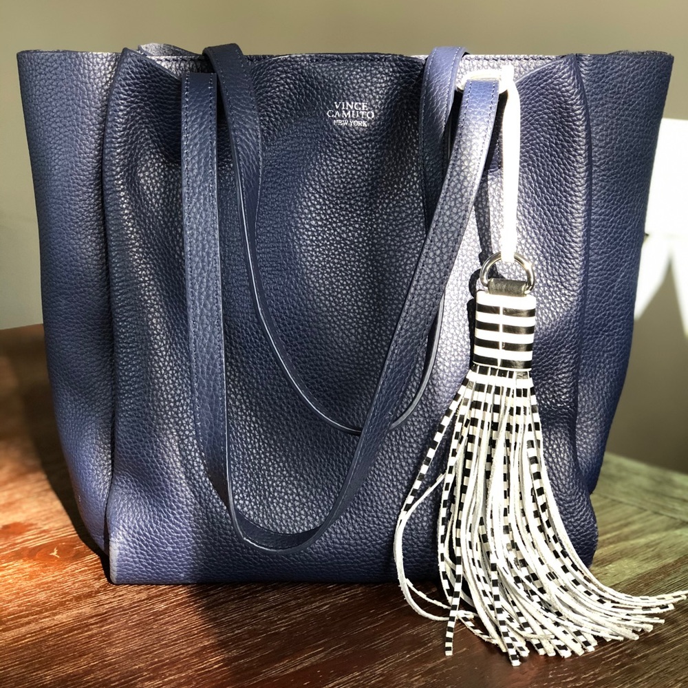 Vince Camuto Pebbled Leather Tote